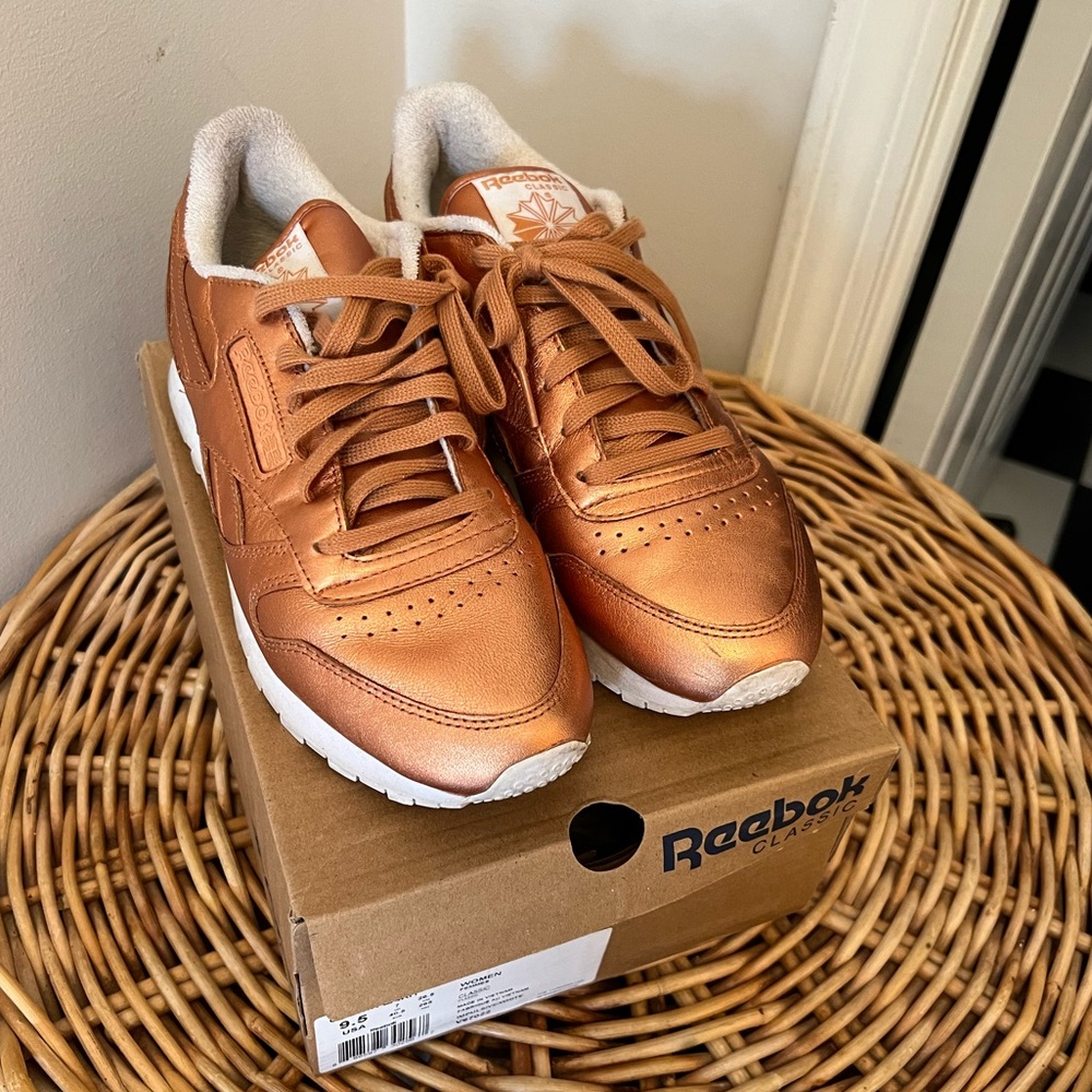 Vintage Copper Reebok Classics